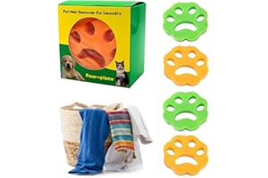 TEULN Pet Hair Remover for Laundry，Lint Catcher Laundry Hair Catcher for Washing Machine Reusable Dog Hair Remover，Suitable for Washer,Dryer,Bedding, Clothing, Pets 4PCS