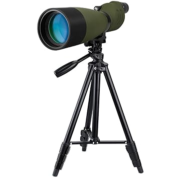 Svbony SV17 Spektiv 25-75x 70mm BAK4 Optik Gerades Spektiv Vogelbeobachtung FMC Wasserdicht mit Reise-Stativ und Softtasche f