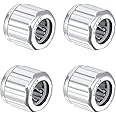 4 Pieces Needle Roller Bearings, One Way Bearing, 8mm Needle Bearings Bore 14mm OD 12mm Width, High Load Carrying Capacity and Stiffness