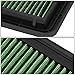 For Subaru Impreza/WRX/STI Reusable & Washable Replacement High Flow Drop-in Air Filter (Green)