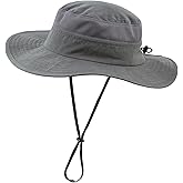 Connectyle Kids Wide Brim Sun Hat for Toddler Boys Girls Breathable Bucket Hat for Fishing Hiking UPF 50+ Protection Sun Hat