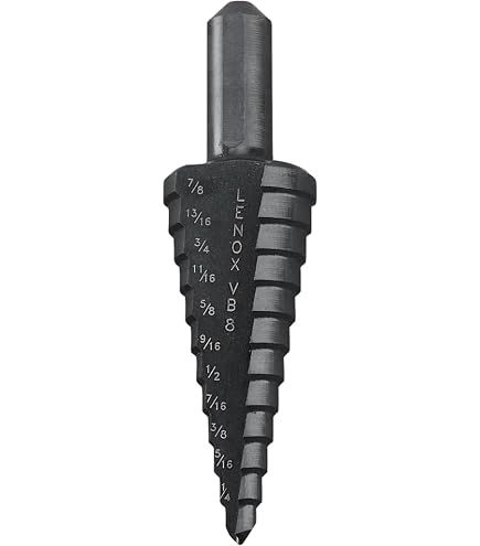 Amazon.com: Lenox Vari-Bit 7/8-In to 1-3/8-In #12 Step Drill Bit