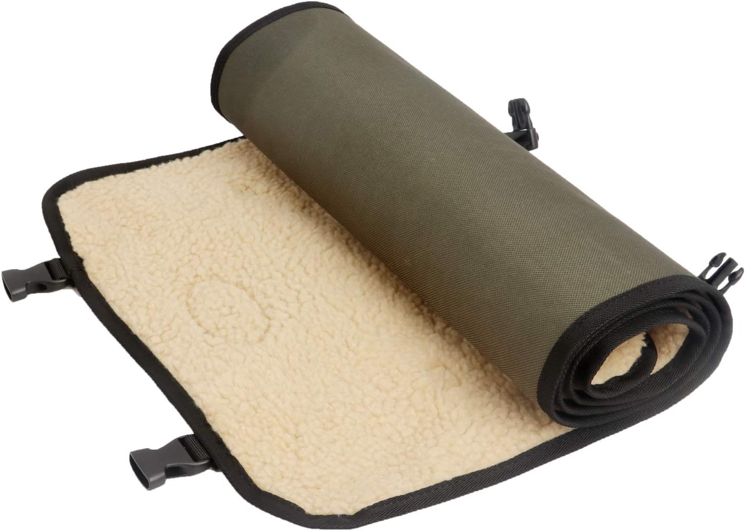 TOURBON GUN Rifle Roll-up Cleaning MAT Pad Shooting Hunting GUN Tool Kit Fleece Lined - Green (#2) - Image 5