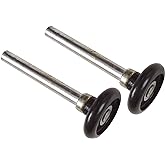 Garage door rollers - 2" OEM Standard Nylon wheels with 4" stem (2-pack)