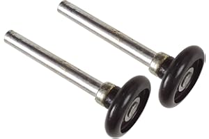 Garage door rollers - 2" OEM Standard Nylon wheels with 4" stem (2-pack)