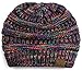 4 Tone Beanie - Black Kaleidoscope #32