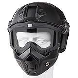 VPZenar Airsoft Helmet and Mask, Airsoft Helmet