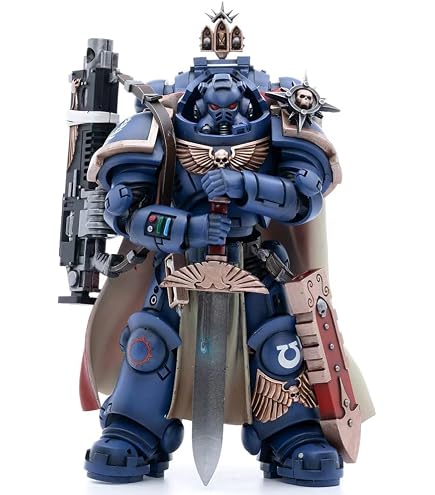 JOYTOY Warhammer 40k Set 3 Figure 1/18 - Alpha Legion Lernaean Terminator & Praetor - Collezionabili 13,7 Cm