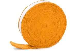 Microfiber Badminton and Tennis Racket Grip Tape Towel Glue, Anti-Slip Sweat Absorbent Replacement Grip for Sports Rackets, 1