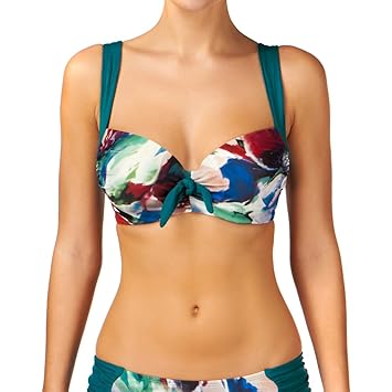 Panache Savannah Moulded Bikini Oberteil – Emerald Tulip