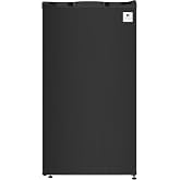 ARCTIC CHEF ACFR335, 3.2 Cu Ft Compact Design Mini Fridge with Freezer, Stainless, Black SS