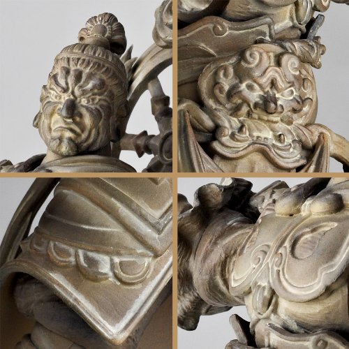 Kaiyodo Takeya Revoltech Action Figure: #002 Komokuten Wooden Version