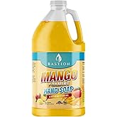 Bastion Antibacterial Hand Soap - Mango Foaming Hand Wash - 1/2 Gallon (64 oz.) Bulk. Refill Jug. Mango Scented. Non-toxic. Made in the USA.