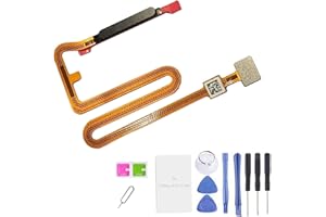 MFLDSFLHM Galaxy a146w Replacement Power Button,A146u Fingerprint Sensor Home Button Flex Cable Replacement Parts for Samsung Galaxy a14 (5G) A146u A146a A146w A146dl A146p 6.6 Inches [US Version] (A146u-Black)