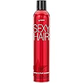 SexyHair Big Spray & Play Harder Firm Volumizing Hairspray, All Day Hold and Shine, Up to 72 Hour Humidity Resistance