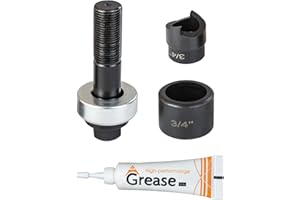 UTZIKO 3/4" Conduit Knockout Punch Unit with Manual Draw Stud - 1.115" Actual Hole Size, Versatile Usage and Precise Punching Capability