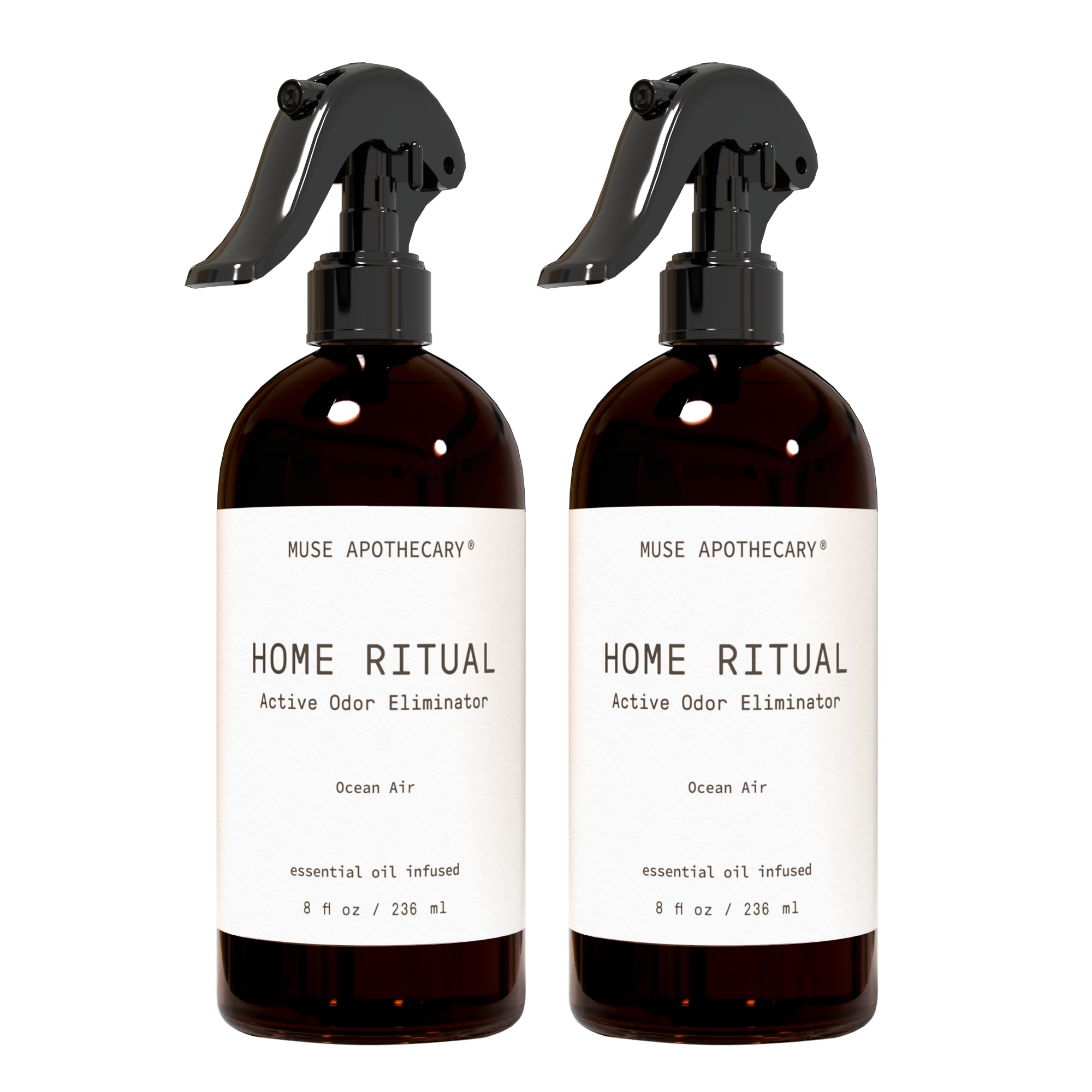Photo 1 of Muse Apothecary Home Ritual Active Odor Eliminator Spray - Furniture Deodorizer Spray & Bathroom Odor Eliminator for Home - Essential Oil Air Freshener - 8oz, Ocean Air