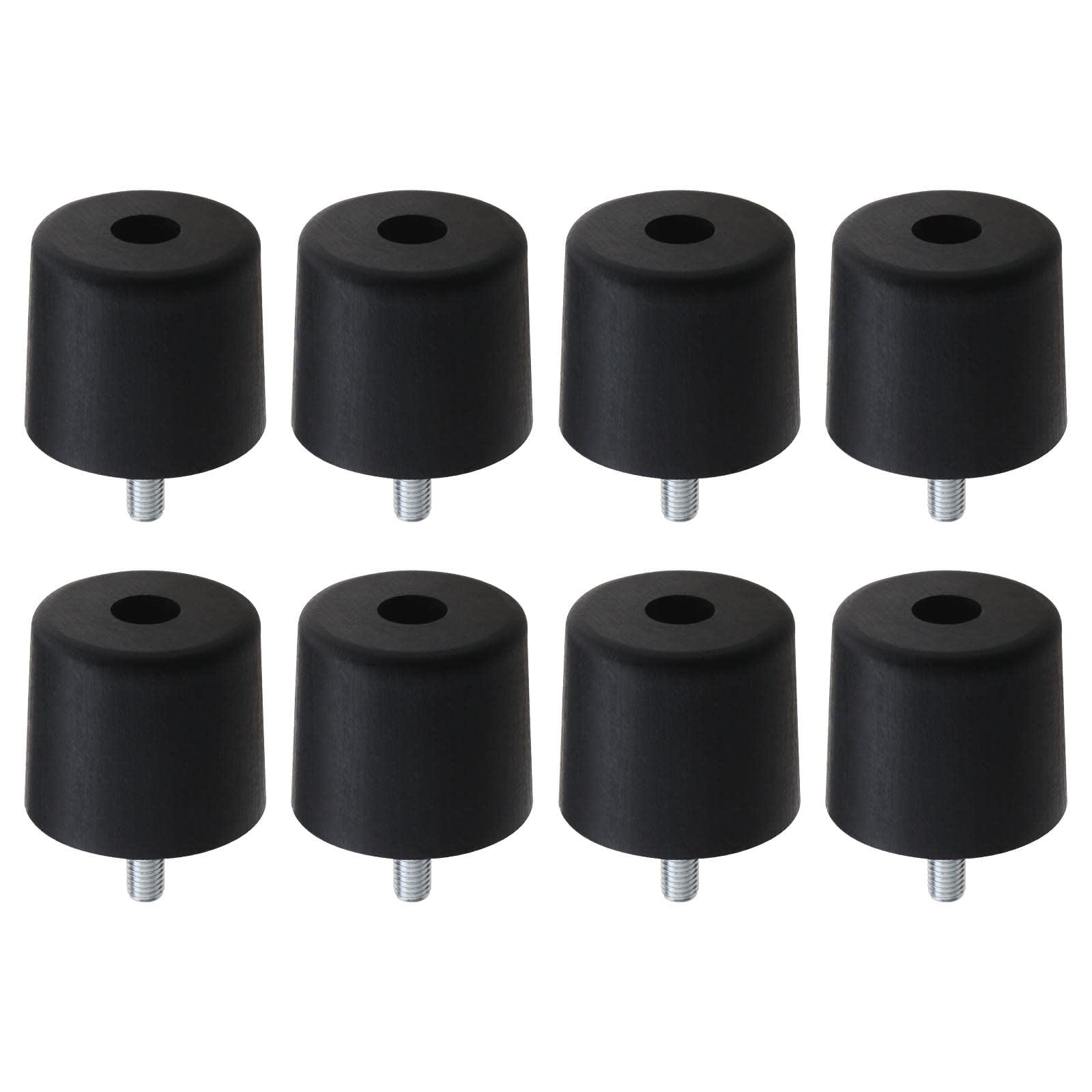 OTOTEC 8X Furniture Threaded Sofa Legs Sofa Height Adjuster Replacement Feet Diameter 60mm Height 50mm Thread Length 26mm M8 Thread