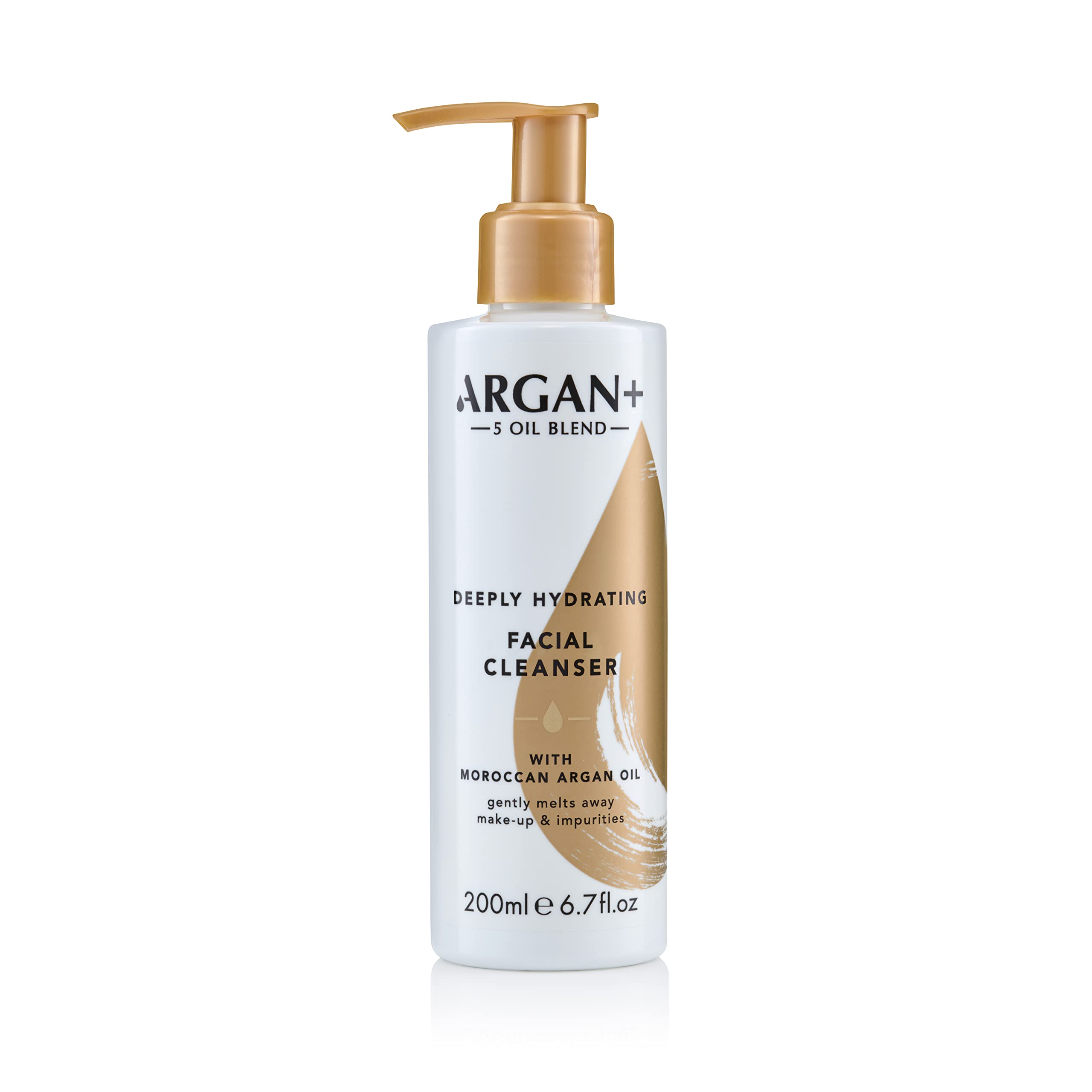 ARGAN Deeply Hydrating Facial Cleanser, Moroccan Argan Oil Cleansing Balm to Remove Makeup, 200ml