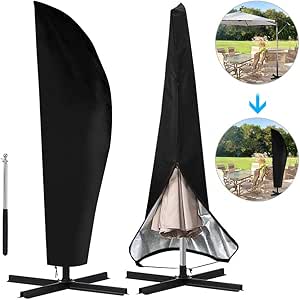 Funda Sombrilla, otumixx 280x30/81/45cm Funda para Parasol con Varilla