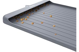 AECHY Dog Mat for Food and Water, Silicone Dog Food Mat with Pocket for Catches Spill and Residue, Multiple Sizes, Colors Dog Feeding Mat, Non Slip Cat Dog Water Bowl Mat with High Edges Cat Food Mat