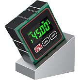 Digital Angle Finder Magnetic Digital Level with Laser Angle Gauge for Table Saw&amp;Woodworking, LCD Display Level Box Measuring Tool, Electronic Laser Backlight Inclinometer for Construction, Machinery