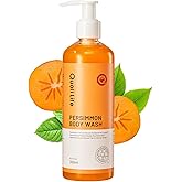 QualiLife Persimmon Body Wash for Old People Smell, Natural Deodorant Bar Soap for Strong Odor Smelly Feet Remove, Cleansing Body Deodorizing for Eliminating Odor
