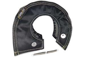SW INDUSTRIAL SWI Parts T4 Fiberglass Turbo Shield Turbo Blanket High Temperature (Black)