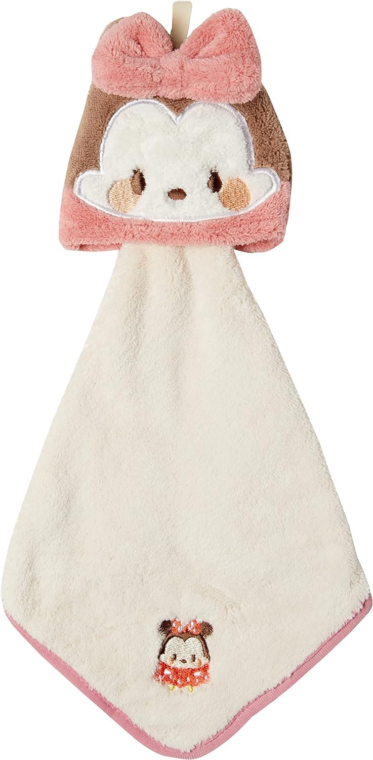 丸眞 吊り下げタオル マイクロ素材 ディズニー ミニー コロコロ/ミニー 入園入学グッズ 入園入学準備 保育園 幼稚園 小学校 女の子 2065025300商品画像