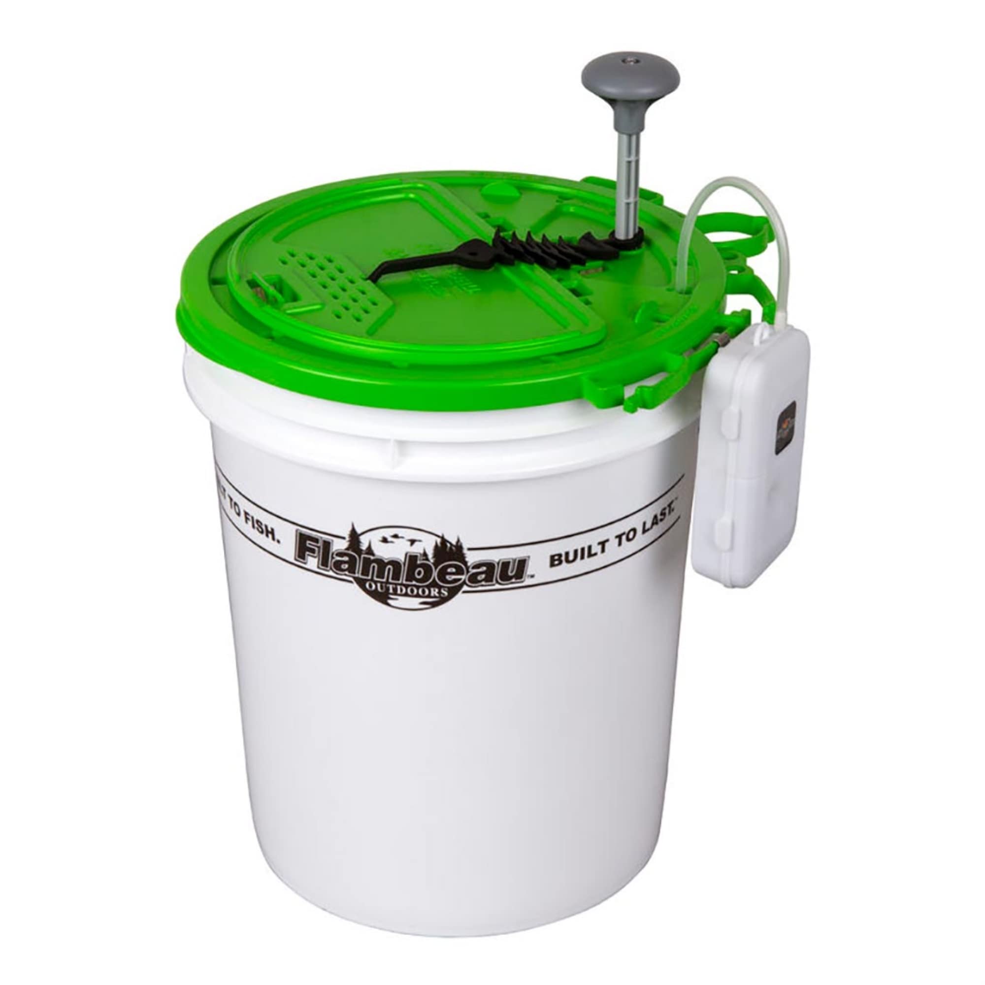 Photo 1 of Flambeau Tackle Outdoors 6092BB Bait Butler- Live Bait Retrieval System, Integrated Lid System with Net for Easy Bait Retrieval, Multi