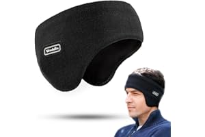 Wnddle Ear Warmers Headband, Winter Ear Covers, Cold Weather Headbands, Ski Sport Headband for Men & Women, for Ski Running Cycling Workout