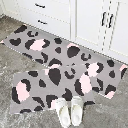 JINCAII Alfombra de Cocina Antideslizante Hermoso diseño de Estampado
