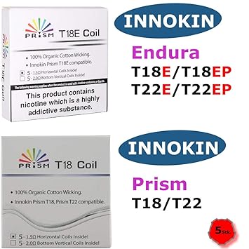 Innokin Prism T18 T22 T18E T22E T18EP T22EP Endura Verdampferköpfe Verdampfer Head (Prism T18E[P]/T22E[P])