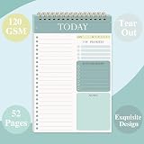 Thboxes 2 Pack Undated A5 To Do List Notepad Spiral Planner 104 Pages view 3