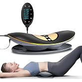 Electric Lumbar Traction Device, Multifunctional Back Traction Device with Dynamic Airbag Traction, 20-Level Electrotherapy, 3-Level Vibration Massage and Thermal Therapy from 113 to 131℉