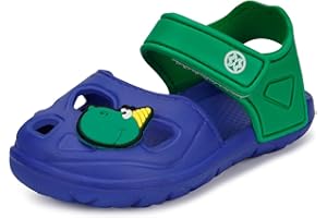 KVbabby Baby Toddler Sandals Infant Boys Girls Slippers Closed Toe First Walker Shoes Summer Lightweight Non Slip Sole