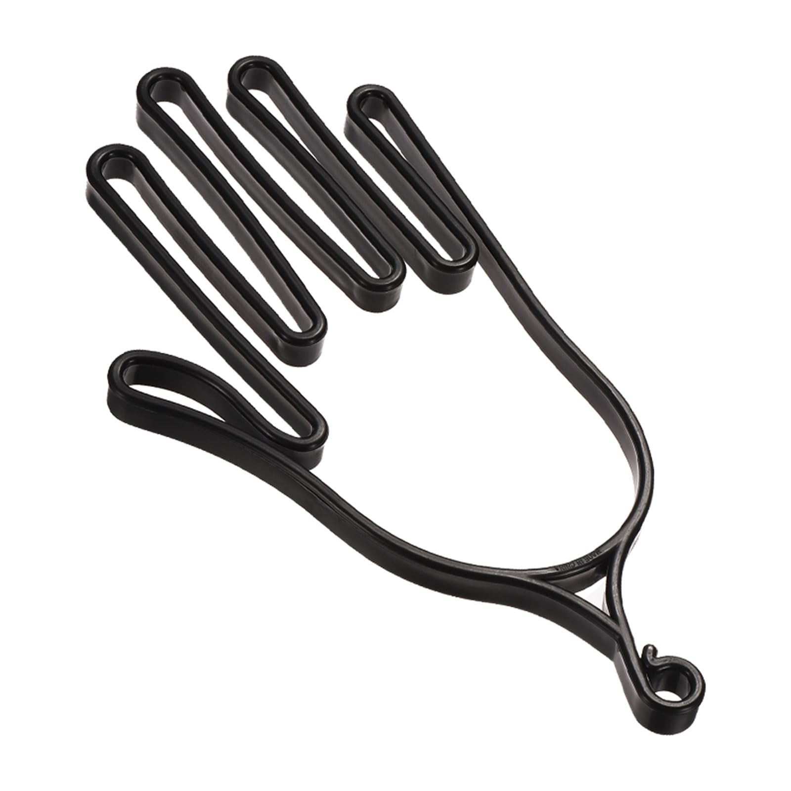 M METERXITY Golf Gloves Stretcher - Plastic Golf Gloves Holder Right and Left Hand, Light & Durable, Apply to Sports Gloves Maintenance (Black)