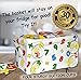 Premium Magnetic Numbers + Hanging Storage Basket - 52 Brightly Colored Wooden Magnets – Educational Fun & Preschool Learning – 4 Sets of 0-9 & 12 Math Symbols. Great Gift for Math Skills!