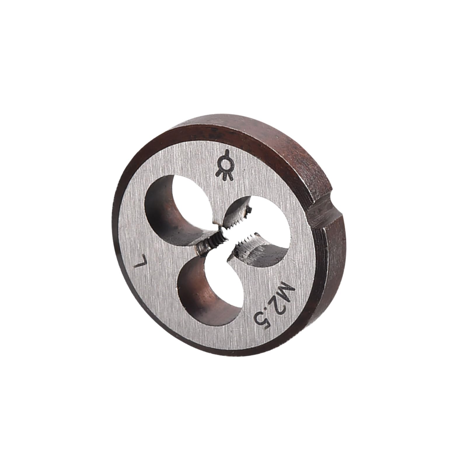 CoCud Metric Adjustable Round Die, M2.5 X 0.45, Alloy Steel Thread Left Hand Threading Die - (Applications: for Processing External Threads for Metal Plastic)
