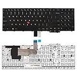 SHINESTAR Replacement Keyboard for Lenovo Thinkpad E550 E550C E555 E560 E565 Laptop Series Black US Layout