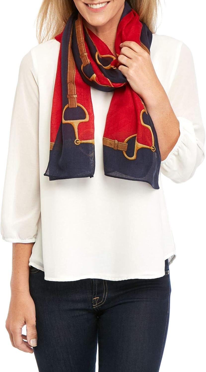 Lauren Ralph Lauren Women`s Lorena Wool Silk Oblong Scarf (Red(LF0159