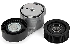 Baxzl 39282 + 38082 Drive Belt Tensioner Pulley with Idler Pulley for Dodge Grand Caravan Charger Durango Journey Ram 1500 2500 3500 Chrysler 200 300 Town & Country Grand Cherokee VW Routan 3.6L V6