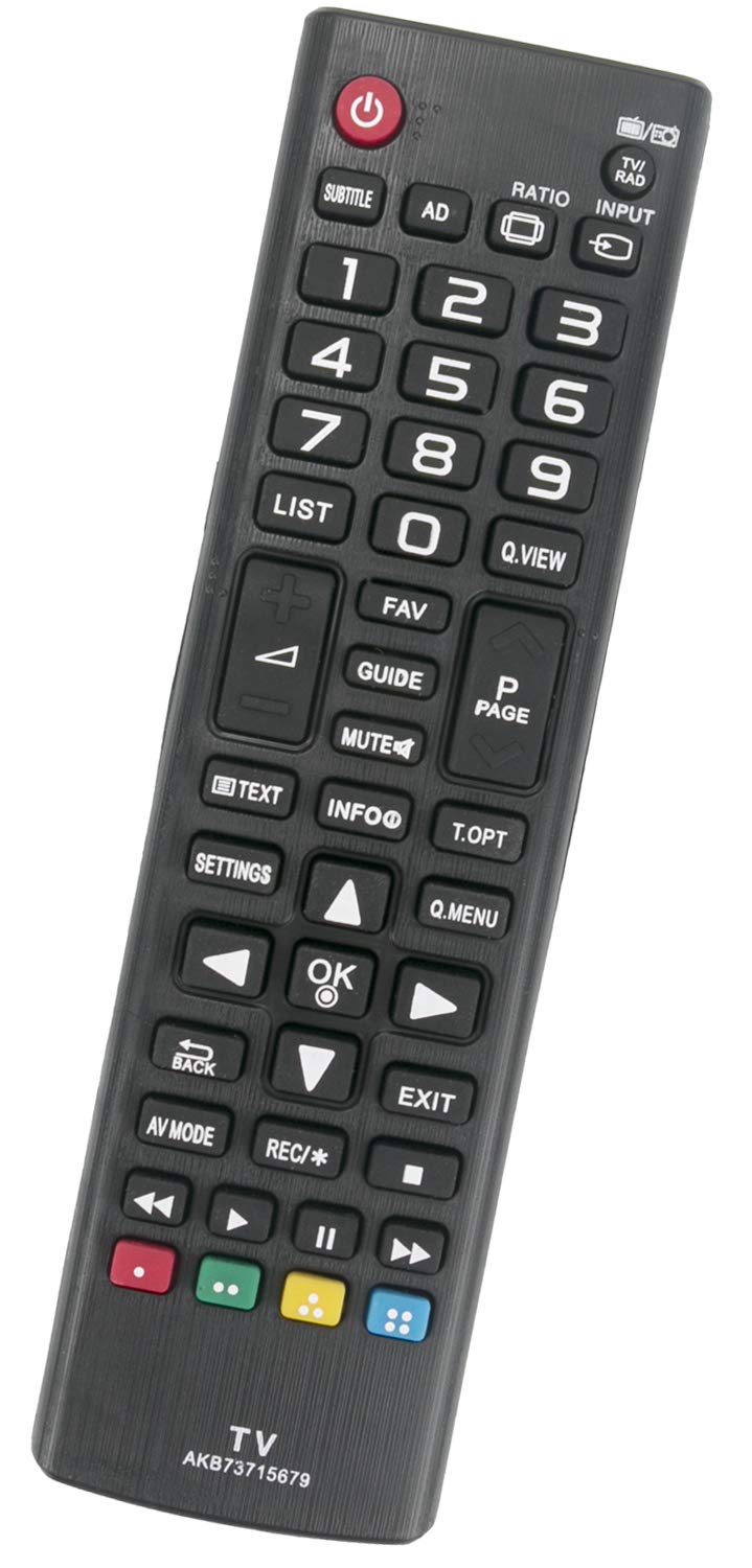 ALLIMITY AKB 73715679 Remote Control Replace for LG Plasma TV 60PB560 60LB561 55LB561 50LN5400 47LN5400 42LN5406 42LN5400 42LB5500 39LB5610 32LB561B 32LB5610 32LB550B 28LB450U