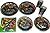 Extreme Sports BMX Skate Board Rollerblade Party Package 9" Plates (12) 7" Plates (12) Napkins (16) Cups (12)