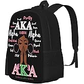 sagecion A-ka Sorority Gifts Large Backpack Personalized Laptop Ipad Tablet Travel