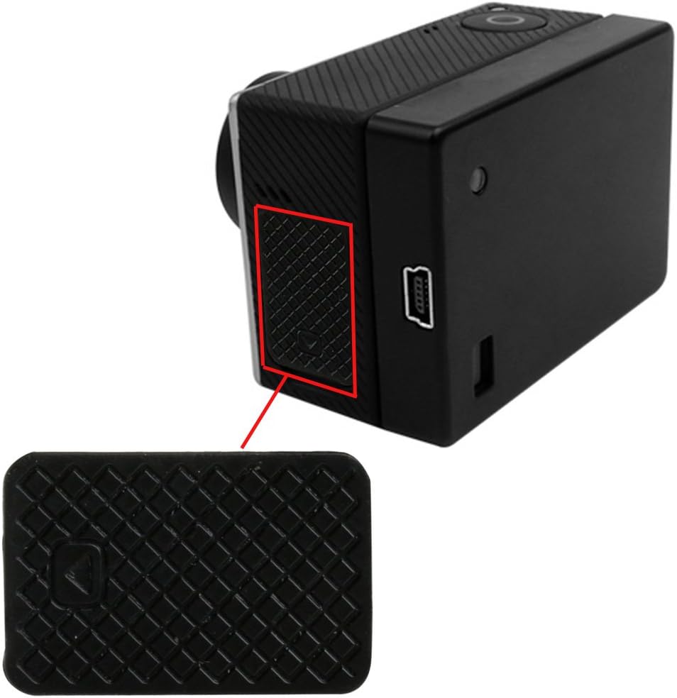 Amrka Replacement USB Side Door Cover Case Cap Repair Part Dust plug For GoPro Hero 3 3 + 4