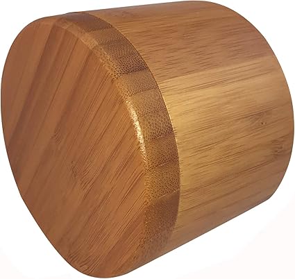 ACAMPTAR Caja De Sal, Caja De Almacenamiento De Bambú con ...
