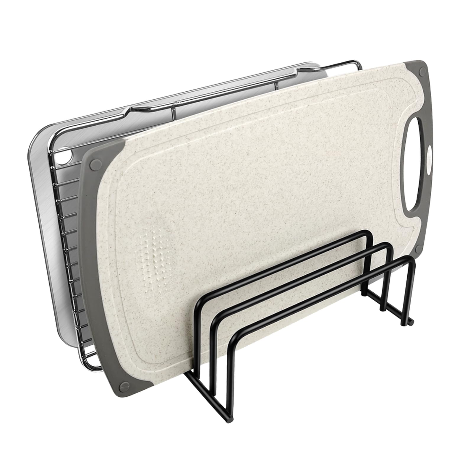 Photo 1 of Cutting board organizers (1.0 and 0.6 inch wide slots), cutting board holders, cutting board racks, cutting board storage, biscuit sheets, bakeware organizers for cabinets…