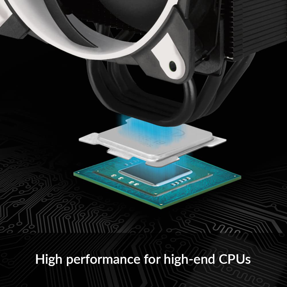 Arctic Freezer 34 Esports Duo - Tower Cpu Cooler With Bionix P-Series Case Fan In Push-Pull, 120 Mm Pwm Fan, For Intel And Amd Socket, Lga1700 Compatible - White - View 6