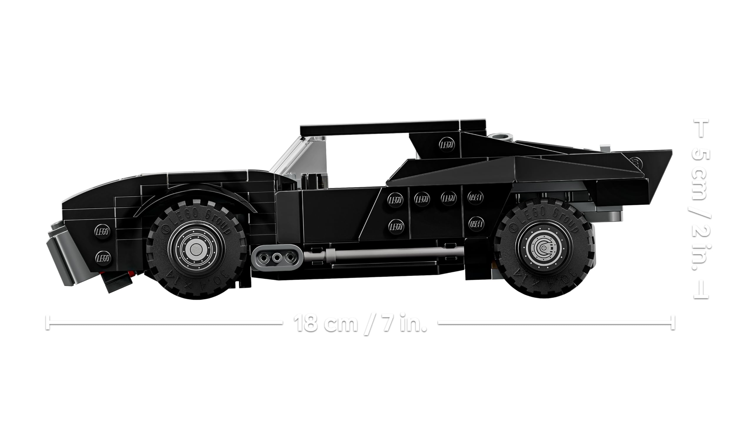 LEGO DC Batman: The Batman Batmobil - Kinder Spielzeug - Spielset mit Modellauto und Superhelden Minifigur für Kinder ab 9 Jahren - Kreatives Geschenk für Jungen, Mädchen und Fans - 76332 8